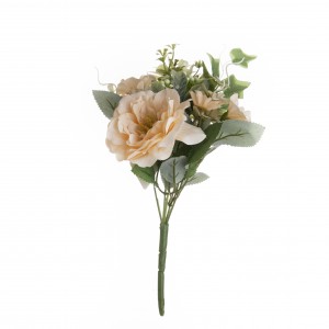 MW55711 Buket umjetnog cvijeća kamelija Visokokvalitetni vjenčani središnji dijelovi