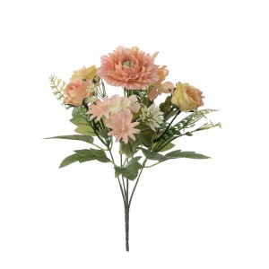 MW55716 Ramo de flores artificiales Rosa Flores de seda baratas
