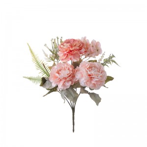 CL10507 Bouquet di fiori artificiali Peonia Bouquet da sposa di fiori di seta di nuovo design