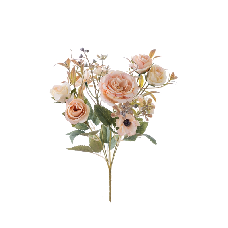 MW55745 Bouquet de fleurs artificielles Rose vente directe d'usine décoration de fête