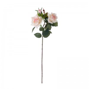 MW60502 Flores artificiales de rosas de seda de venda directa de fábrica