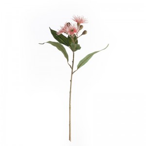 CL53508 Artificial Flower Bouquet Flùr Eucalyptus Dealbhadh Ùr Tiodhlac Latha Valentine