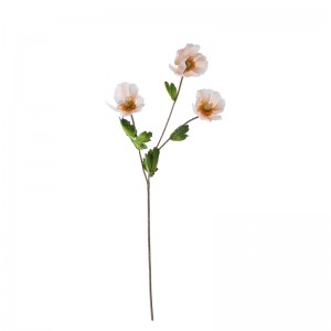 CL59503 زهرة الخشخاش الاصطناعية زهور ونباتات الزينة الشعبية