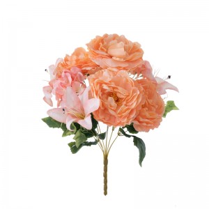 CL81506 Artificial Flower Bouquet Peony ຄຸນະພາບສູງ Backdrop Wall Flower