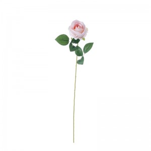CL86506 Flores artificiales de rosas de seda de venda directa de fábrica