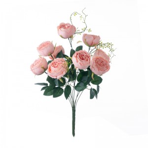 MW07505 Umělá květinová kytice Pivoňka Realistická zahradní svatební dekorace