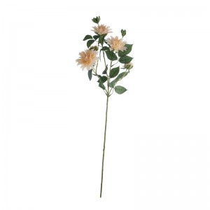 DY1-3210C פרח מלאכותי דליה למכירה חמה פרחים וצמחים דקורטיביים