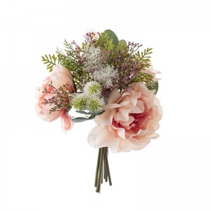 DY1-3864 ດອກໄມ້ທຽມ Bouquet Peony ອອກແບບໃຫມ່ຂອງຂວັນວັນແຫ່ງຄວາມຮັກ