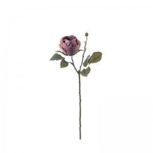 CL77524 Flor decorativa vendedora caliente de Rose de la flor artificial