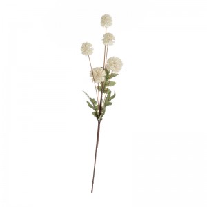 DY1-6333 Mākslīgais zieds Acanthosphere ar vienu kātu Populāri dekoratīvi ziedi un augi Svētku rotājumi Ziemassvētku rotājumi