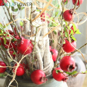 MW10884 Нов дизајн Божиќни занаети Букет од вештачко овошје од калинка За декорација на домот