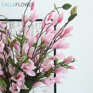 DY1-1868 Realistyczne sztuczne kwiaty magnolii luzem Wybór wielu kolorów do wystroju domowego biura na imprezę ogrodową