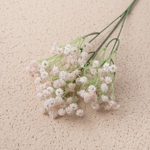 MW53460 Gypsophila kunstige blomster Real Touch Babys Breath Blomst Hvid bryllupsdekoration