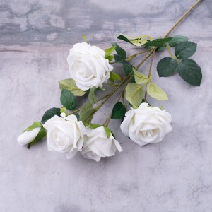 MW03502 Flor artificial Rosa Flor decorativa de alta calidad