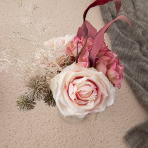 DY1-4403 kunstig blomsterbuket Rose Nyt design bryllup centerpieces