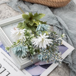 CL66513 Buket umjetnog cvijeća krizantema veleprodaja središnjih dijelova vjenčanja