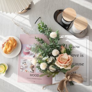 CF01104 Изкуствено глухарче, роза, хризантема, висящ букет на стената, нов дизайн, парти декорация