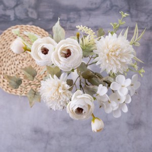 CL10506 Букет со вештачко цвеќе Каранфил Реалистични свадбени централи