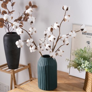 MW61103 Grossist inomhus DIY konstgjorda blommor Real Touch 77cm Silke Bomull med 4 grenar Andra dekorativa växter Tillverkare