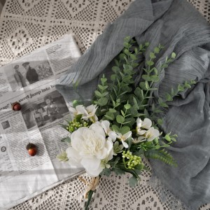 CF01038 Bouquet de fleurs artificielles thé Rose chrysanthème nouveau Design fournitures de mariage