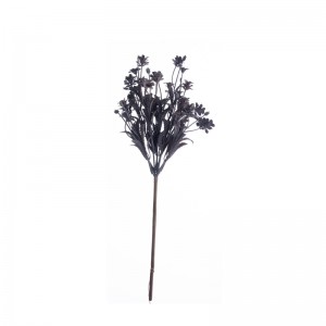 CL11562 mākslīgo ziedu augs zaļš pušķis karsti pārdod dekoratīvus ziedus un augus