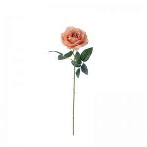 CL03508 Роза со вештачко цвеќе Висококвалитетно украсно цвеќе