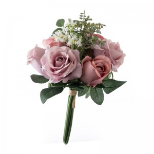 DY1-3318 Букет искусственных цветов Роза Реалистичный цветочный настенный фон