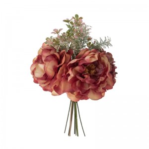 DY1-6157A Umělá květinová kytice Pivoňka Prodejní svatební dekorace