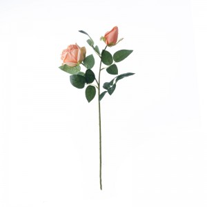 CL03509 Արհեստական ​​ծաղկի վարդ Էժան դեկորատիվ ծաղիկներ և բույսեր