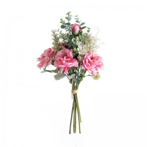DY1-3918 Bouquet di fiori artificiali Rosa Nuovo design Decorazione di nozze