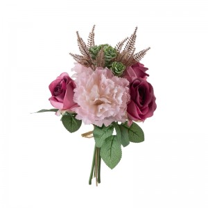 DY1-5677 Bouquet di fiori artificiali Rose Decorazioni festive popolari