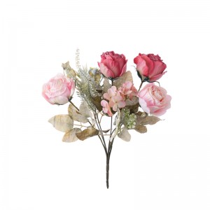 CL10502 Bouquet di fiori artificiali Rosa Vendita diretta in fabbrica Regalo di San Valentino