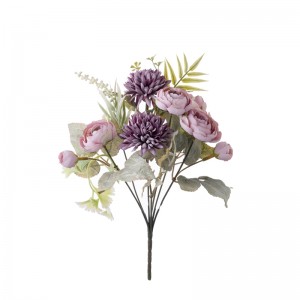 CL10506 ხელოვნური ყვავილების თაიგული მიხაკის რეალისტური საქორწილო ცენტრები