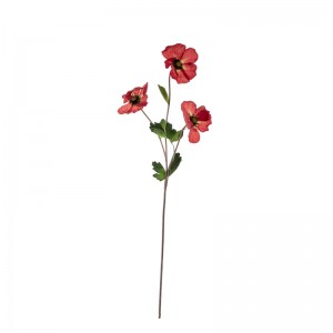 CL59503 פרג פרח מלאכותי פרחים דקורטיביים פופולריים וצמחים