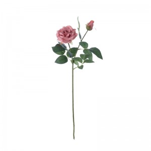 CL03511 कृत्रिम फ्लॉवर गुलाब लोकप्रिय रेशीम फुले सजावटीचे फूल