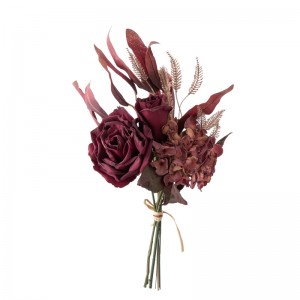 DY1-4371 Штучний квітковий букет Троянди Фабрика прямих продажів Весільні постачання