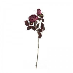 Rose artificielle DY1-4377, vente directe d'usine, décoration de jardin et de mariage