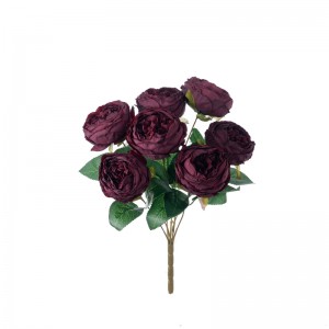 MW31506 Букет од вештачко цвеќе во роза Топла продажба на празнични украси