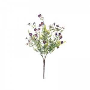 CL01502 Букет от изкуствени цветя Хризантема Евтин булчински букет