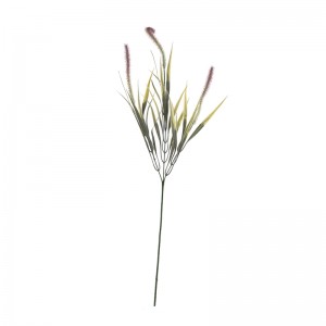 CL60501 Изкуствено цветно растение Опашна трева Горещо продавано декоративно цвете