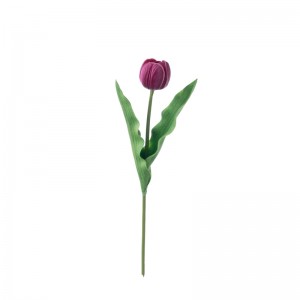 MW08519 ផ្កាសិប្បនិម្មិត Tulip អំណោយថ្ងៃបុណ្យនៃក្តីស្រឡាញ់