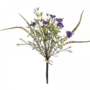 DY1-6402 ດອກໄມ້ທຽມ Bouquet Chrysanthemum ຂາຍຮ້ອນດອກໄມ້ຕິດຝາ Backdrop