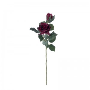 MW60501 mākslīgo ziedu roze Augstas kvalitātes dekoratīvie ziedi un augi