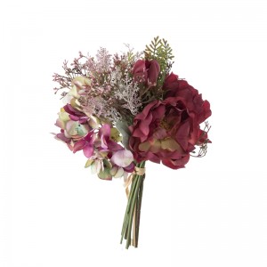 DY1-3816 Buket umjetnog cvijeća Božur Visokokvalitetna vjenčana dekoracija