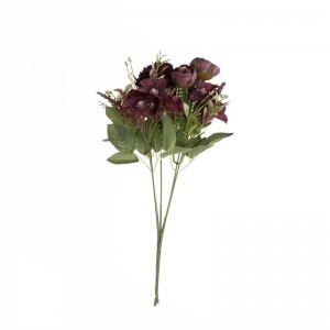MW55709 Ram de flors artificials Camèlia Flor decorativa barata