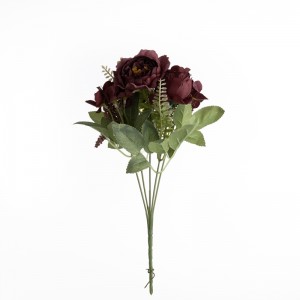 МВ55714 Вештачки цветни букет ружа Популарна баштенска свадбена декорација