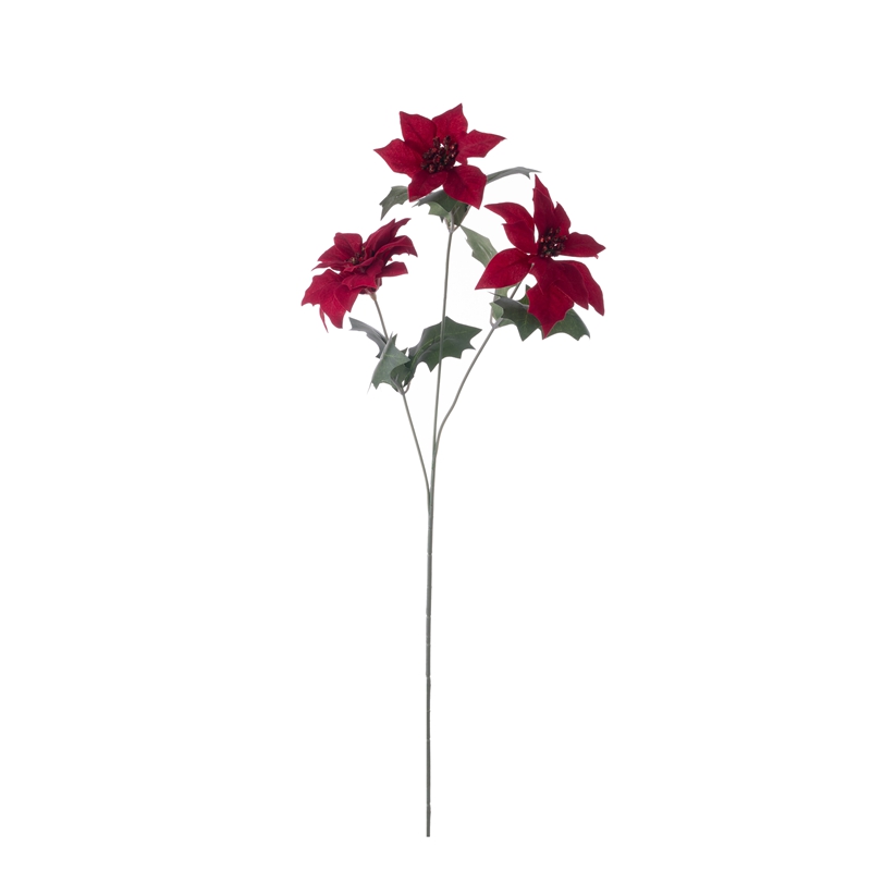 GF15963 Božićni ukras Božićni cvijet Jeftini ukrasni cvijet