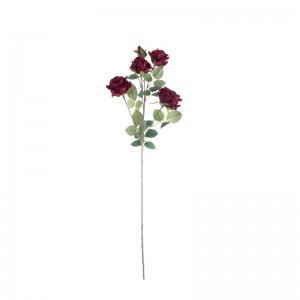 MW03502 Fiore artificiale Rosa Fiore decorativo di alta qualità