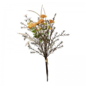 DY1-6402 Букет искусственных цветов Хризантема Лидер продаж Цветочный настенный фон