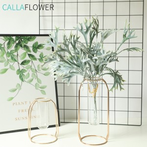 Bouquet de fleurs de bois artificiel YC1048, décoration de Table, plante suspendue blanche et verte, vigne pour plante verte